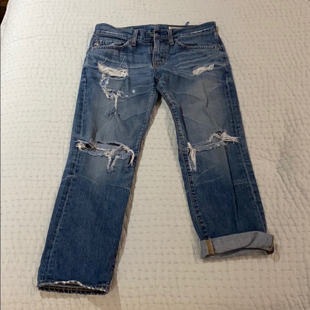 AG distressed jeans